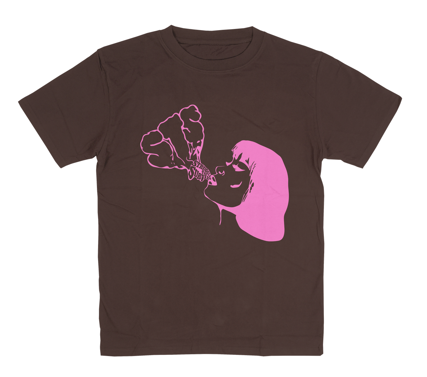 Blowing Smoke T-Shirt - Brown