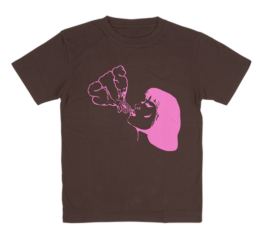 Blowing Smoke T-Shirt - Brown