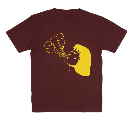 Blowing Smoke T-Shirt - Maroon